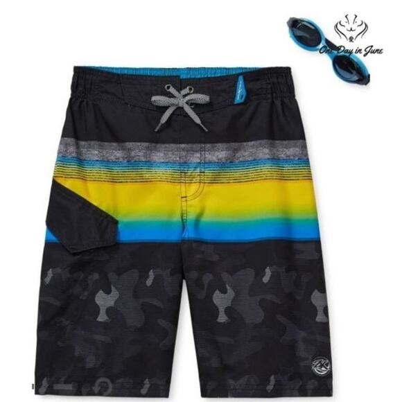 ZeroXPosure Microfiber Swim Trunks w/Goggles Size XL 18/20 - Picture 1 of 1